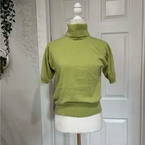 Vintage100% Cashmere Green Sweater